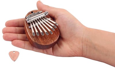 Dailygoody - Mini Vinger Duim Piano - Houten Kalimba - Muzikaal Accessoire voor Stressverlichting - Perfect als Cadeau - Compact en Lichtgewicht