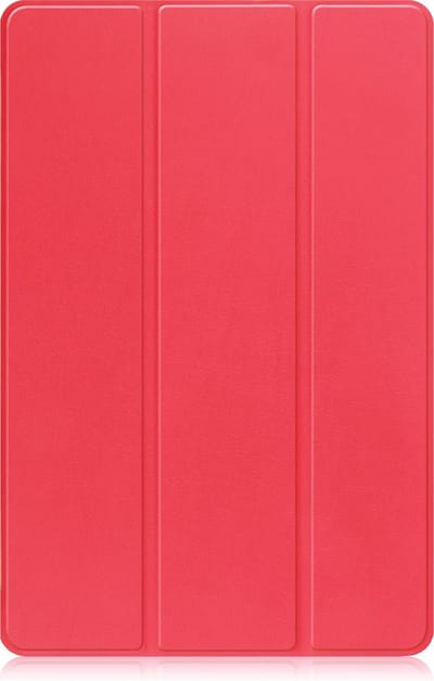 Hoesje - Geschikt voor Lenovo Tab P11 Pro - Dun & Stevig - Trifold Bookcase - Hard Cover Case - Met Uitsparing Geschikt voor Lenovo Pen - Hardcover Book - Tablet Hoes - Rood