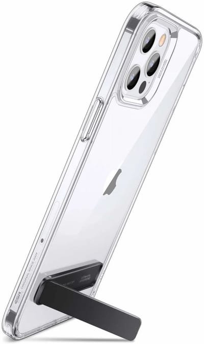 ESR Boost Phone Kickstand - Universele Standaard voor Telefoons - Geschikt voor o.a. iPhone, Samsung en Google - Horizontaal/Verticaal - Verstelbaar - Zwart