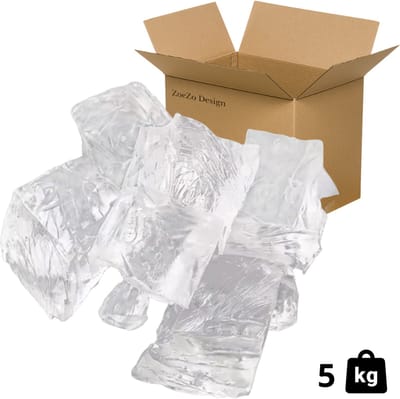 ZoeZo Kaarsenwas Gel wax 5 kg - Doorzichtige was - Zelf kaarsen maken - Gelei - Candle making - Kristal Kaarsen - Waxmelts