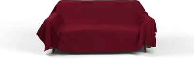 Bed Linen Sprei Max Color, effen, bordeaux, 170 x 300 cm