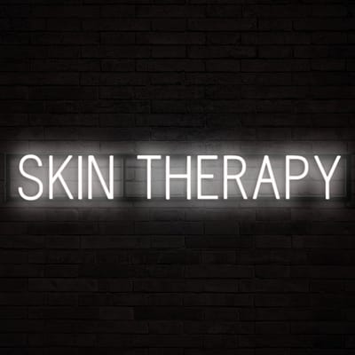 SKIN THERAPY - Lichtreclame Neon LED bord verlicht | SpellBrite | 107,71 x 16 cm | 6 Dimstanden & 8 Lichtanimaties | Reclamebord neon verlichting
