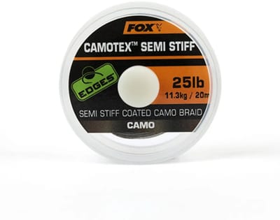 FOX Semi Stiff Coated Camotex Braid - Onderlijnmateriaal
