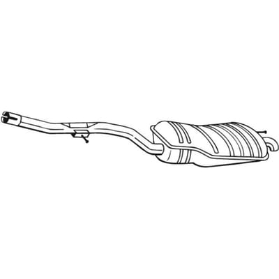 Geluiddemper achter BOSAL 283-497