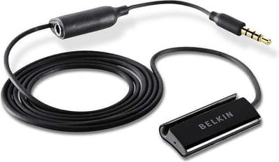 Belkin Hoofdtelefoon adapter met microfoonafstandsbediening voor iPhone