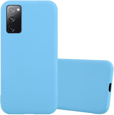 Cadorabo Hoesje geschikt voor Samsung Galaxy S20 FE in CANDY BLAUW - Beschermhoes gemaakt van flexibel TPU silicone Case Cover