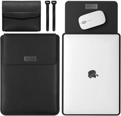 Etuitab MacBook - Waterdicht Etui - 3in1 - 13,3 inch - Zwart