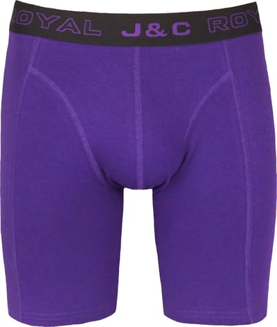 EEN ZEER LUXE EN ELASTISCHE HERENBOXERSHORT MET LANGE PIJPEN J&C - maat XXL