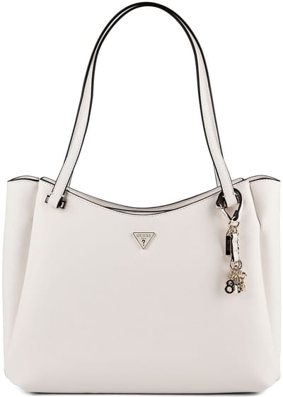 GUESS schoudertas Gilda Tote Cream White crème