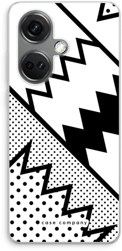 Case Company® - Hoesje geschikt voor OnePlus Nord CE 3 hoesje - Pop Art #5 - Soft Cover Telefoonhoesje - Bescherming aan alle Kanten en Schermrand