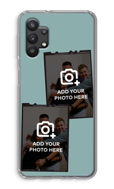 Gepersonaliseerd - Case Company® - Hoesje geschikt voor Samsung Galaxy A32 5G hoesje - Polaroid Zwart - Soft Cover Telefoonhoesje - Bescherming aan alle Kanten en Schermrand