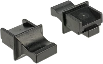 stopcontactbeveiliging RJ-45 Zwart 10 stuk(s)
