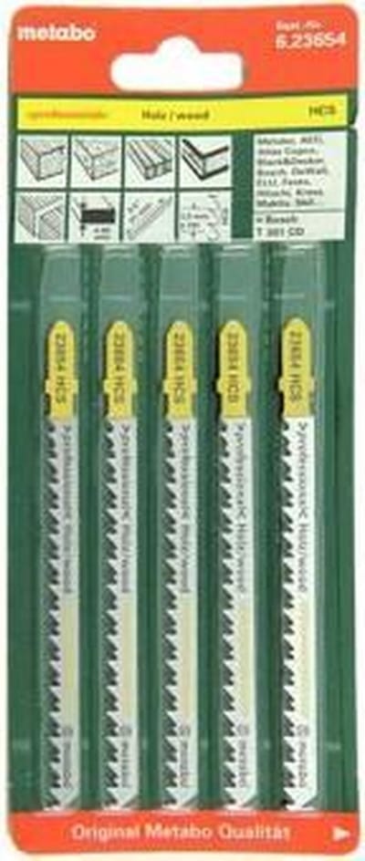 Decoupeerzaagblad SS 1,2mm 5  stuks