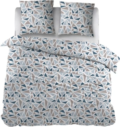 Snoozing Amber Dekbedovertrek - Eenpersoons - 140x200/220 cm - Blauw