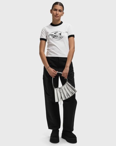 WMNS S/S Reminiscing Ringer Tee