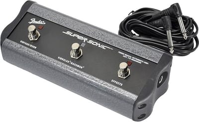 Fender 69285000 footswitch, 3 buttons, Super-Sonic, with 1/4 jack