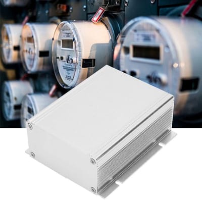 Allecto - Aluminium Projectbox - Behuizing - Goed warmteafvoer - 39 x 88 x 100 mm - Silver White - DIY Elektronische projecten - Geschikt voor ...