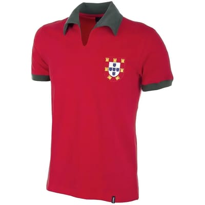 COPA - Portugal 1972 Retro Voetbalshirt - Heren - Rood - M