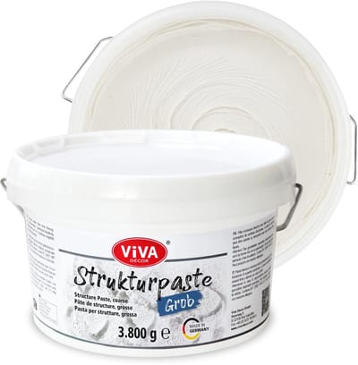 Strukturpaste Grob 3,8 kg, White (2200 ml)