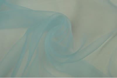 Organza stof - Baby blauw - 1 meter - Per meter - 150cm breed