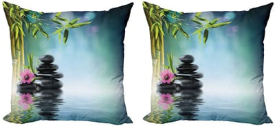ABAKUHAUS – Vrede Tuin Kussenhoes 2x40x40 cm – Multicolor