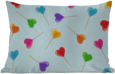 Buitenkussens - Tuin - Lolly - Regenboog - Snoep - 50x30 cm