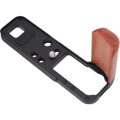 L-vormige beugel Houten handgreep Geschikt voor Fuji X100VI Camera Aluminiumlegering Camera L-vormige handgreep
