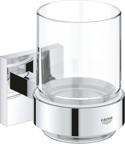GROHE Start Cube Glas met houder - chroom 41097000