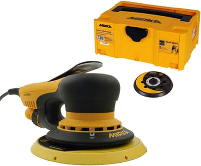 Mirka Deros 5650CV Excentrische schuurmachine in koffer - 150/125mm - 350W - koolborstelloos