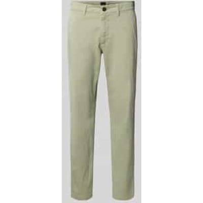 Regular fit chino van katoenmix
