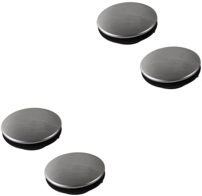 Kraan Gat Deksel - Spoelbak Deksel - Keuken Opruimen - Roestvrij Staal - 4.5 cm - Zilver