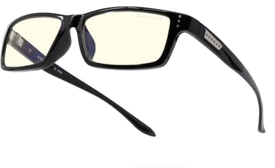 GUNNAR Computerbril - Blauw Licht Bril Riot met Onyx Frame en Clear Tint - Beeldschermbril - Blue Light Glasses - GUNNAR Focus +0,2 Diopter
