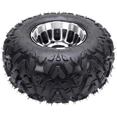 Pneu arrière 18x9.58 avec jante 6PR anti-crevaison 8 pouces Pneu roue VTT UTV pour Go Kart Voiturette de golf