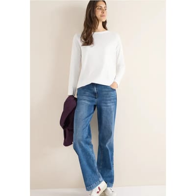 Shirt in effen kleur