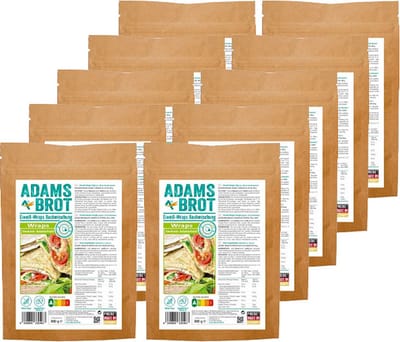 Adams Brot | Wraps Bakmix | 10 stuks | 10 x 300g