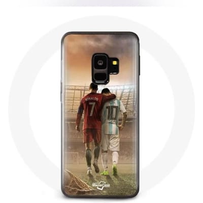 Samsung Galaxy S9 hoesje cristiano ronaldo messi geit