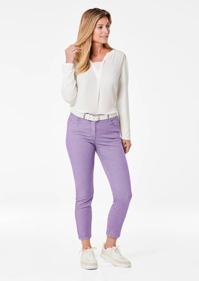 7/8-jeans BELLA van superstretch-materiaal - sering - Gr. 46 van Goldner Fashion