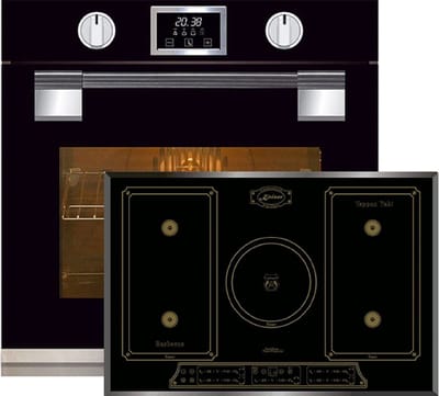 Kaiser - Inbouwoven - EH 6338 s - inductie - pyrolytische oven - 11 functies - incl Inductiekookplaat KCT 7797 FI Em - 77 cm