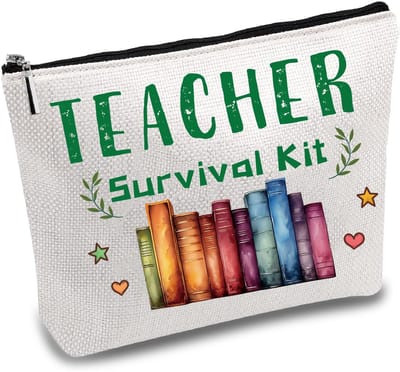 Allecto - Make-uptas - Toilettas Organizer - Kleine Reisopbergtas - 17 x 25 cm - Cadeau voor Leraar - Perfect voor Vrouwen - Survival Kit voor Leraren