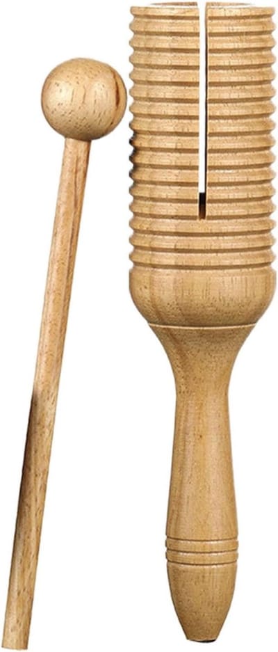 Houten Percussie Instrument - Muziek Speelgoed - Muziek Leren - Verf Op Waterbasis - 195 cm - Veelkleurig