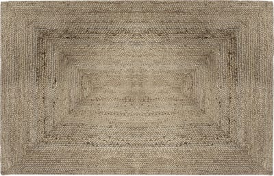 Atmosphera vierkant jute naturel tapijt 170 cm x 120 cm - Vloerkleed - Geweven