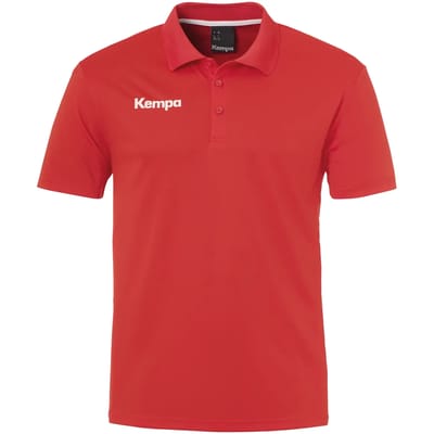 Kempa Poly Poloshirt Rood Maat M