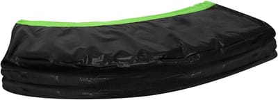 VirtuFit Beschermrand - Trampolinerand - Zwart / Groen - 15 mm dik - Ø366 cm - Beschermrand Trampoline - UV en Waterbestendig PVC