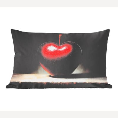 Sierkussens - Kussentjes Woonkamer - 60x40 cm - Apple - Hart - Rood