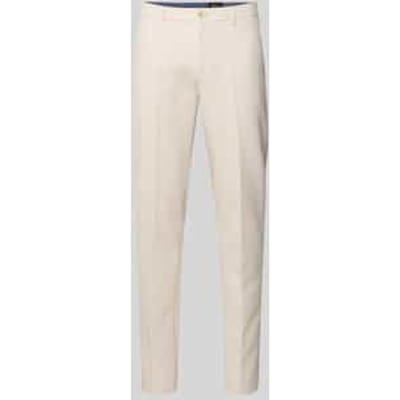 Scotch & Soda Mott - Tailored Knitted Yarn Dyed Chino Off White Melange Size: W34L30 | Chinos Outlet | Heren | Beige
