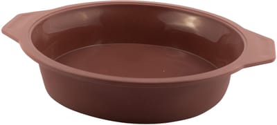 Point-Virgule ronde taartvorm uit platinum silicone silicone Vintage Maroon 24cm