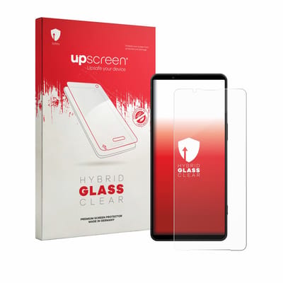 upscreen - Screenprotector voor Sony Xperia 1 VIII - Folie Beschermfolie Beschermglas transparant