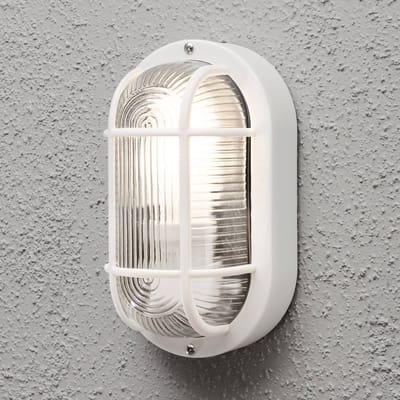 Konstsmide Wandlamp Elmas 20 Cm E27 40w 230v Ip44 Wit