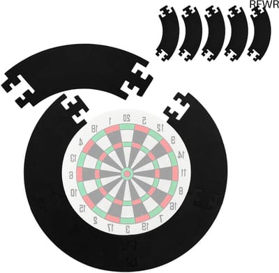RFWR® Dartbord Beschermring Surround - Lichtgewicht EVA Opvangring voor Dartborden 45 cm - Perfecte Wandbescherming