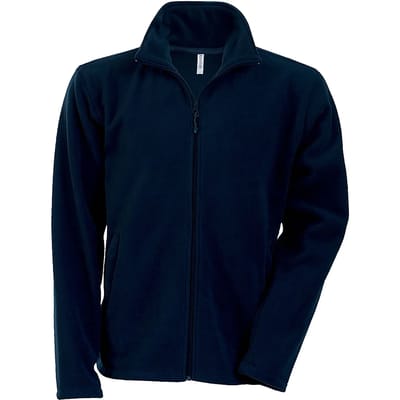 Kariban Microfleece met rits heren K911 - Navy - M